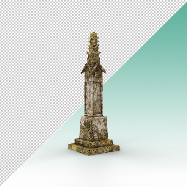 Medieval Tower Tombstone