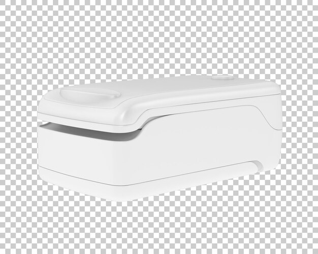 Medische polsmeter geïsoleerd op transparante achtergrond 3d rendering illustratie