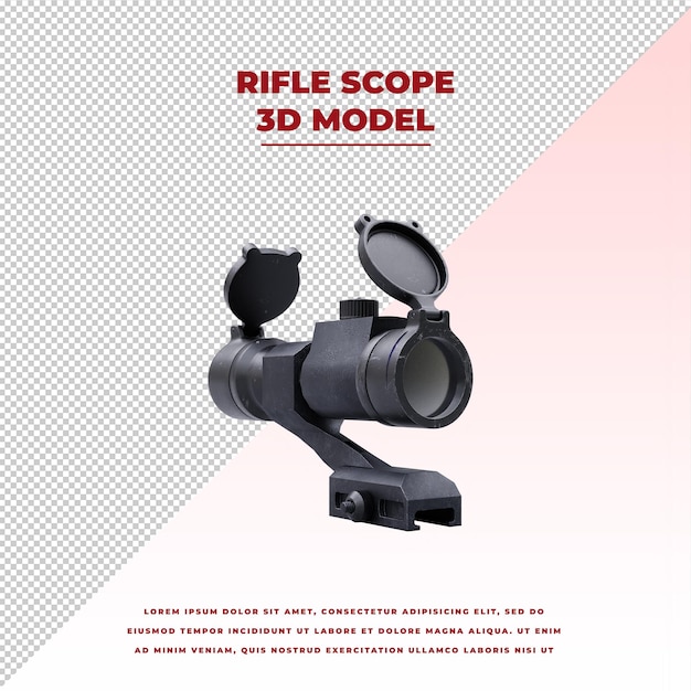 PSD medium range rifle scope