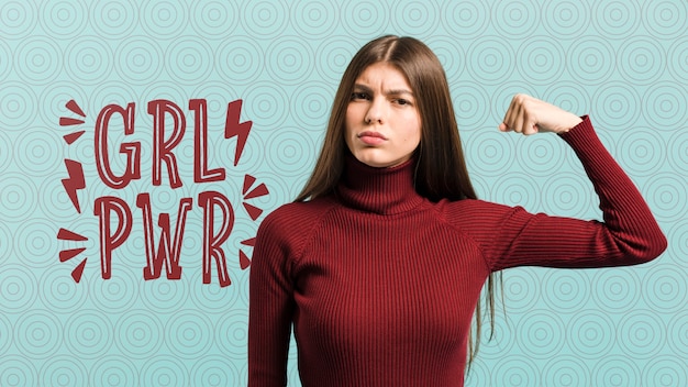 medium shot woman looking upset