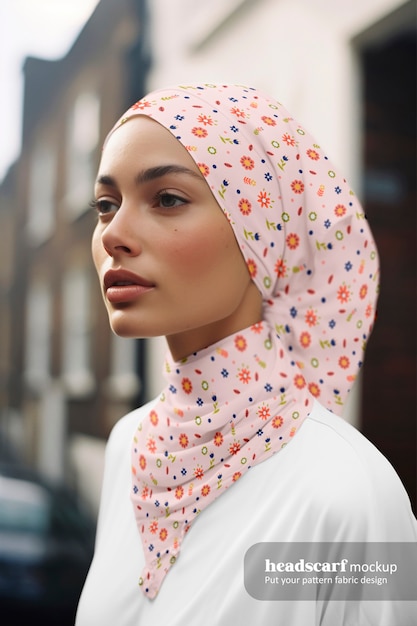 Medium shot woman wearing headscarf