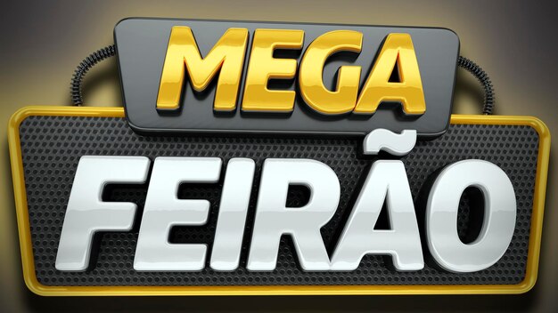 PSD 'mega fair' 3d badge verkoop