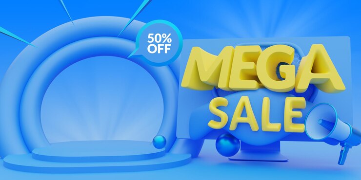 Mega sale discount podium product display