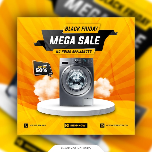 Mega sale productadvertentiesjabloon