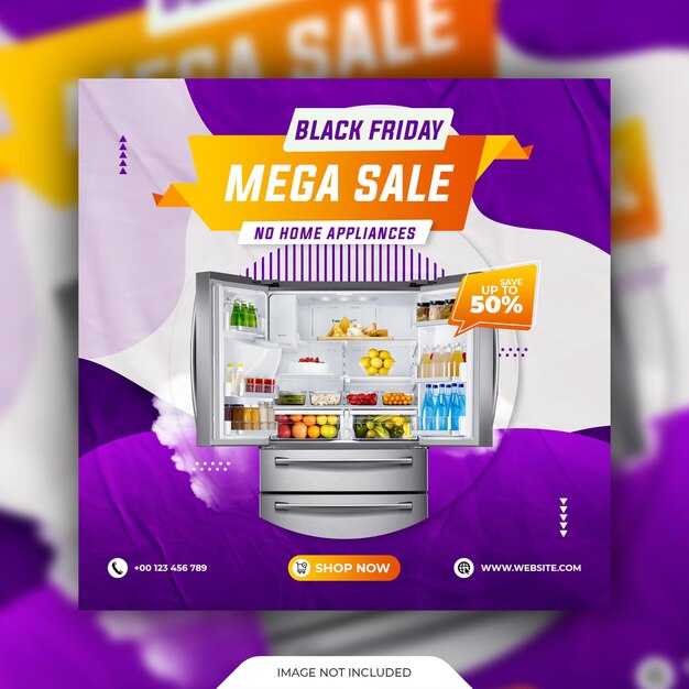 Mega sale productadvertentiesjabloon