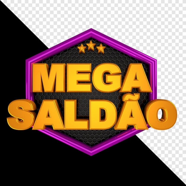 PSD mega sale retail seal