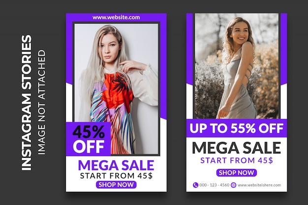 Mega sale social media post