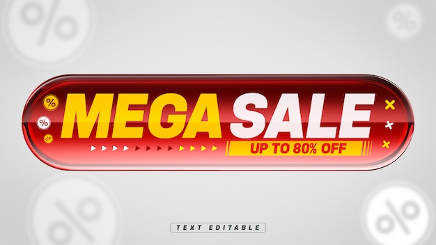 PSD mega sale with 80% discount