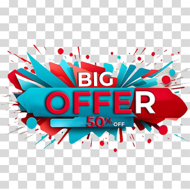 PSD mega special e big discount promozione badge vettori ai generati