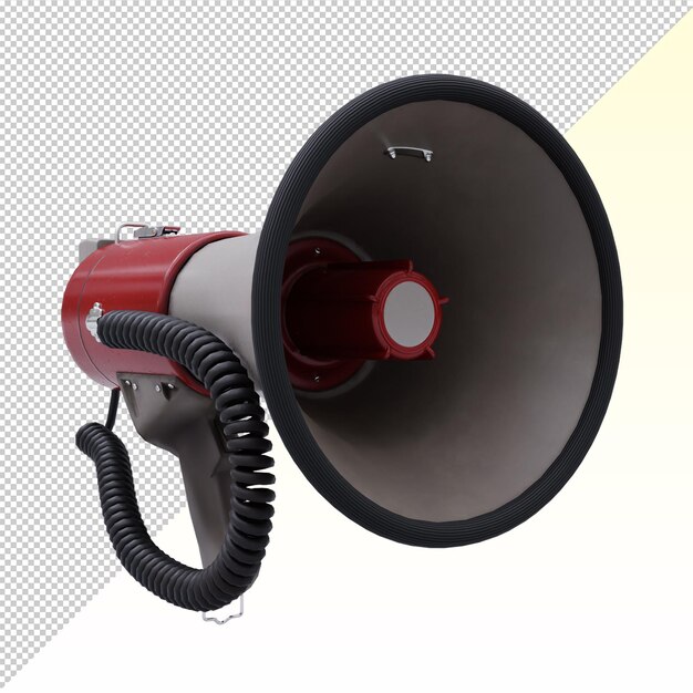 PSD megaphone