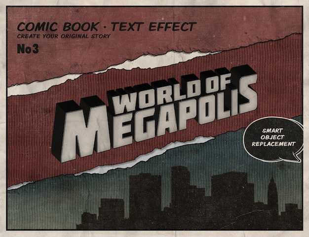 PSD megapolis psd text effect