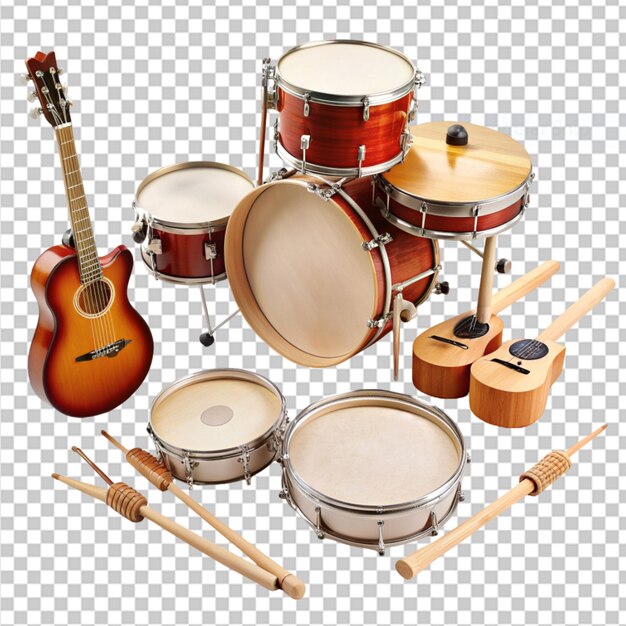 PSD melody maker kit on transparent background