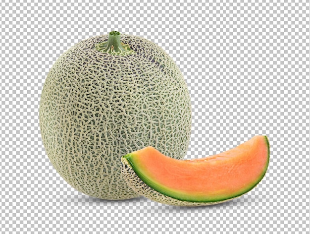 PSD melon isolated on alpha layer