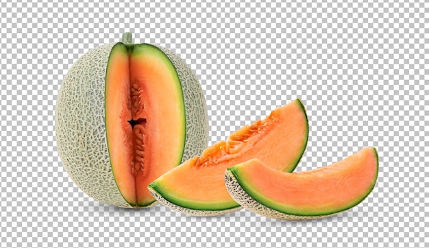 Melon isolated on alpha layer