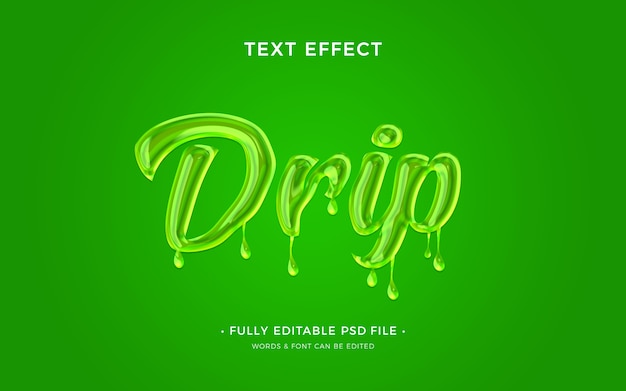 Melt text effect