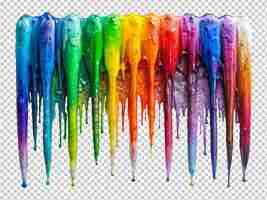 PSD melting crayons frozen