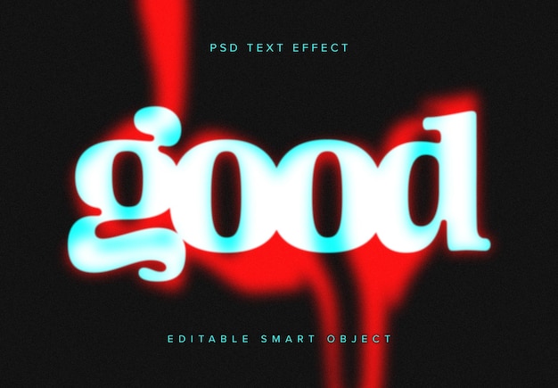 Melting Text Effect Mockup