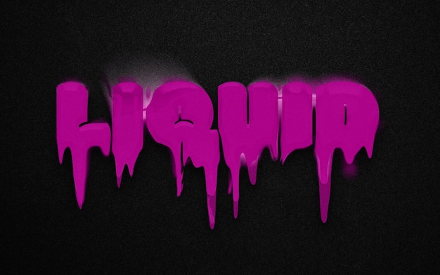 Melting Text Effect