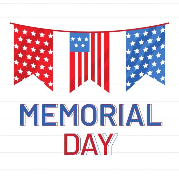 PSD memorial day instagram post