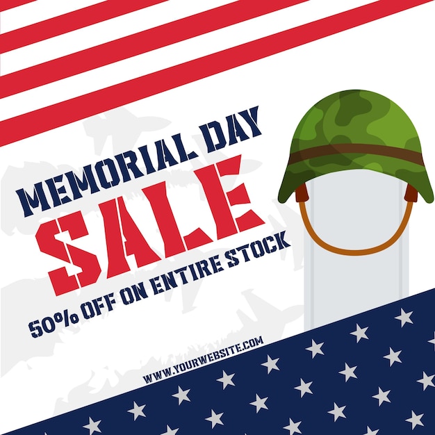 Memorial day-uitverkoop op gehele voorraad