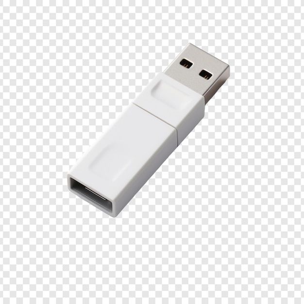 PSD memory stick isolated on transparent background