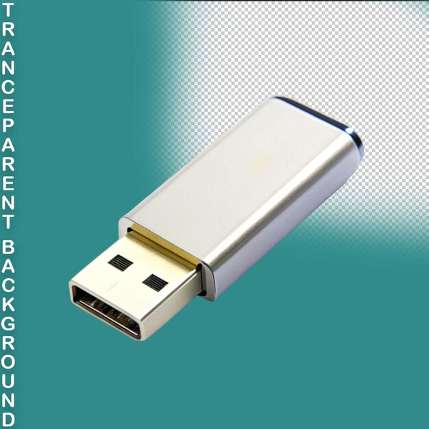 PSD memory stick isolated on transparent background