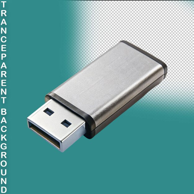 Memory stick isolated on transparent background