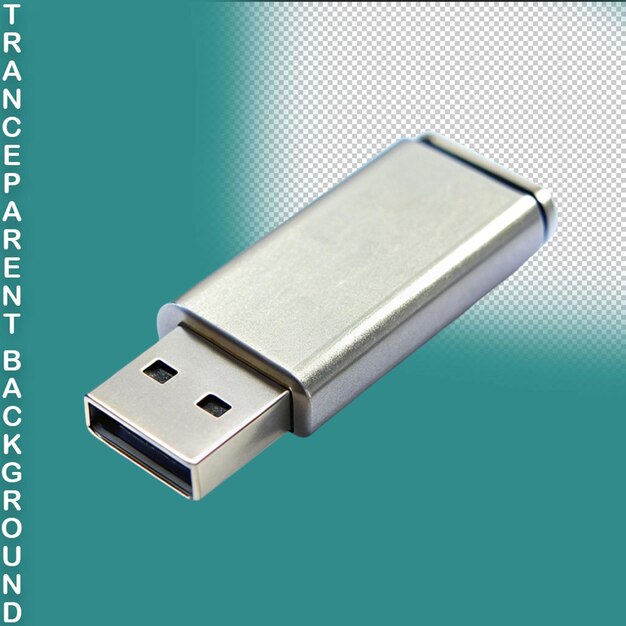 Memory stick isolated on transparent background