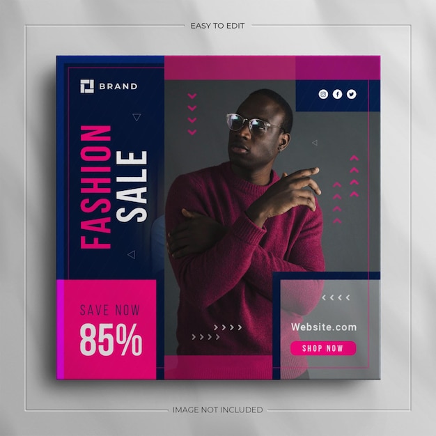 PSD men fashion instagram story template