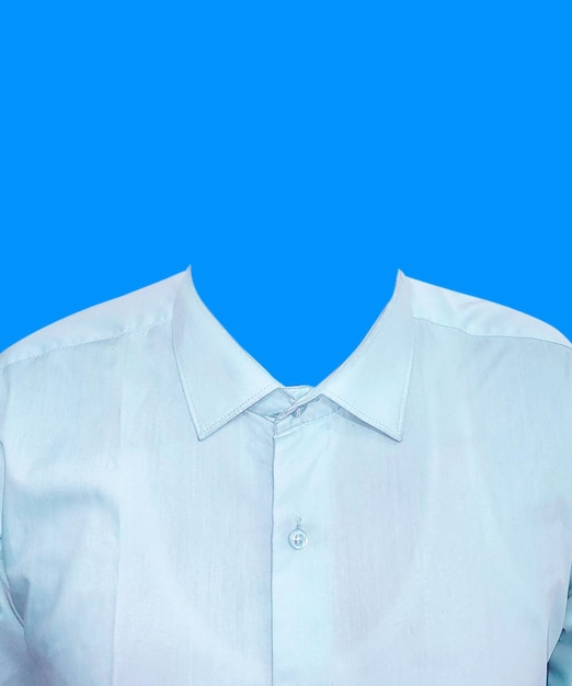 PSD men formal shirt for id photo