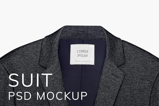 Blazer da uomo mockup psd abbigliamento da lavoro moda