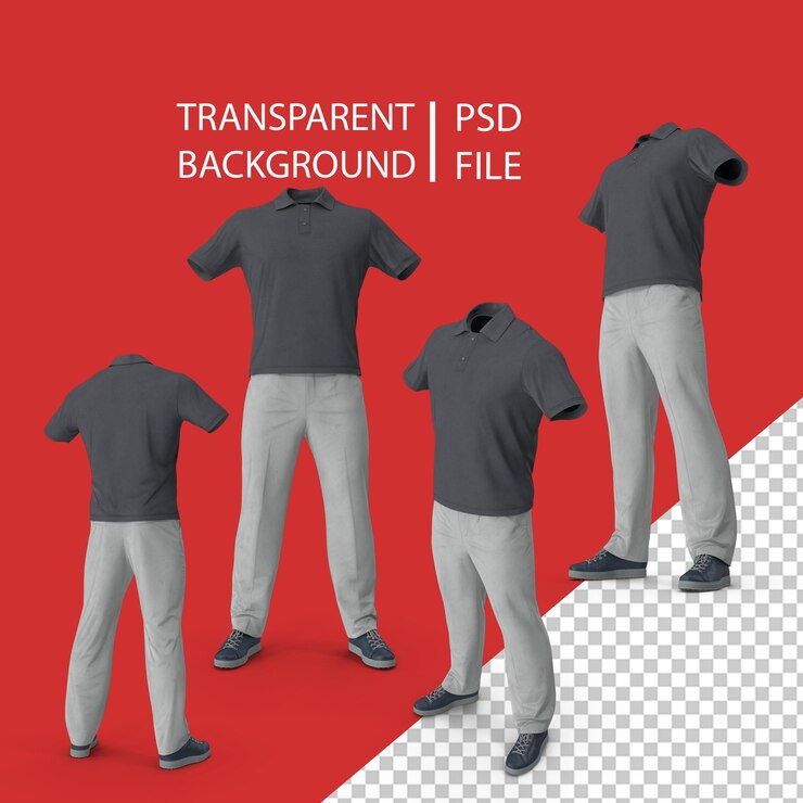 PSD 남성 캐주얼 의류 png