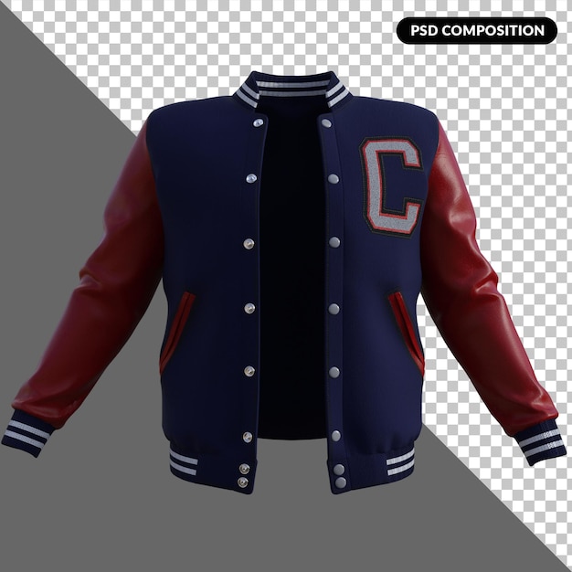 men's casual fashion 3d isolated premium psd