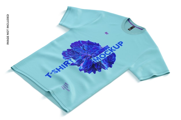 Men's Cotton Short Sleeve T-Shirt Mockup