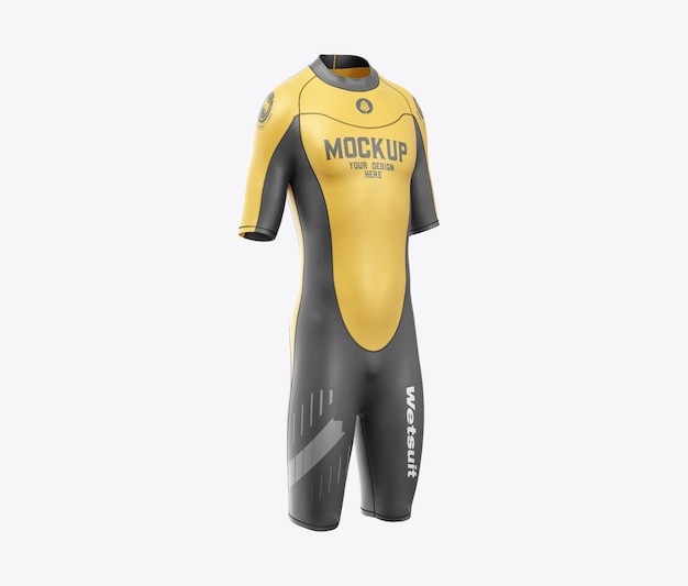 Men's Short Wetsuit mockup