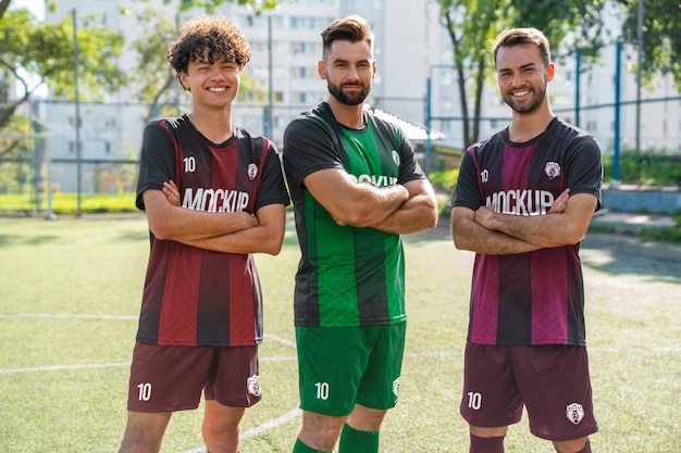 Modello della squadra di calcio maschile