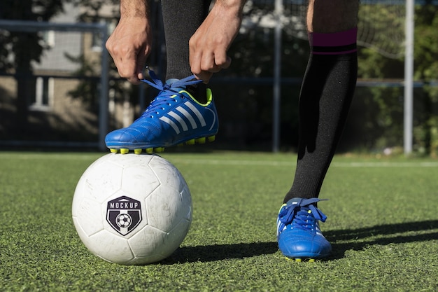 Men's soccer team mockup
