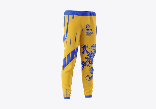 PSD mockup di pantaloni sportivi da uomo