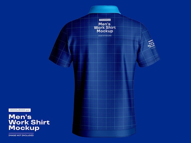 Men's workshirt mockup