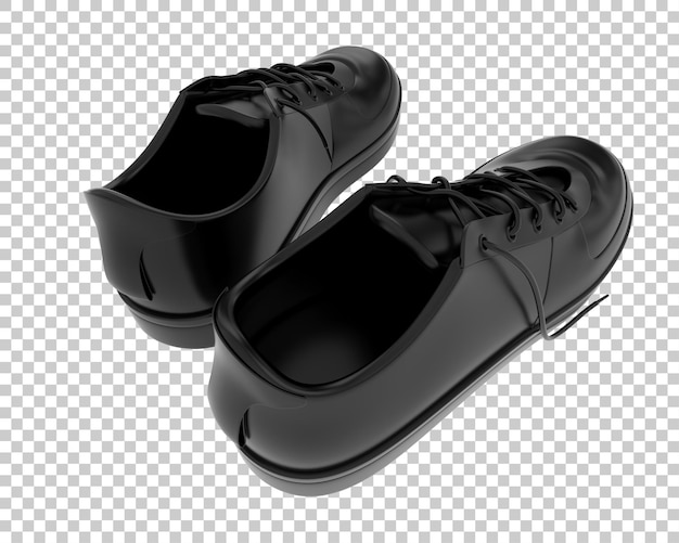 PSD scarpe da uomo isolate su sfondo trasparente illustrazione rendering 3d