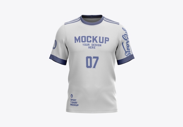 T-shirt sportiva da uomo mockup