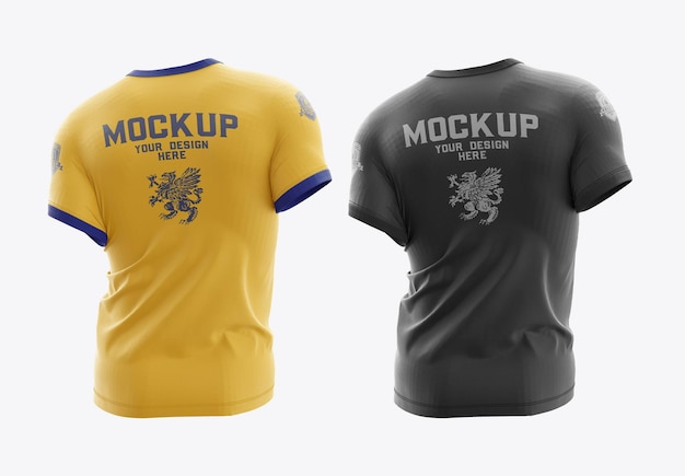 Premium PSD | Men sports tshirt mockup