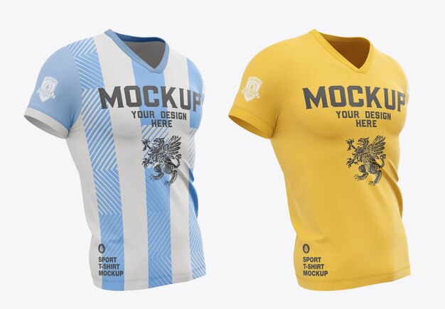 Mockup di maglietta sportiva da uomo