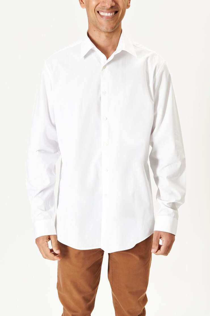 PSD men39s minimal white shirt mockup psd