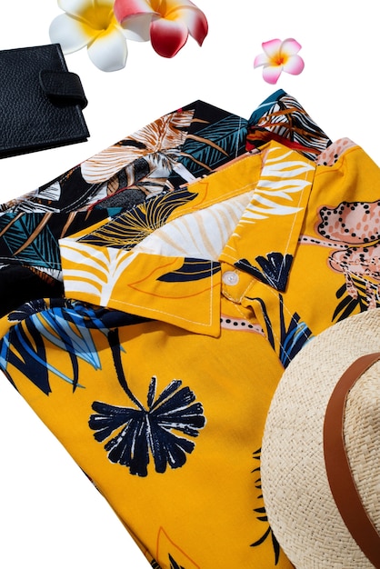 Mening van Hawaiiaans overhemd met patroon