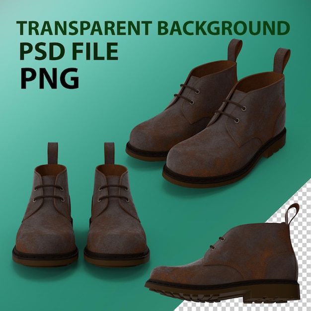 PSD menkle boots png