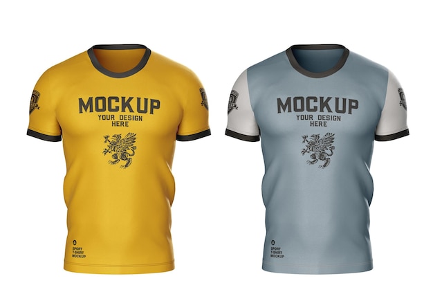 Mockup di maglietta sportiva da uomo