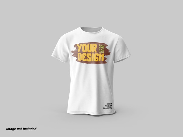 Mens tshirt front view mockup