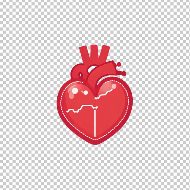Menselijke hart icoon vector illustratie