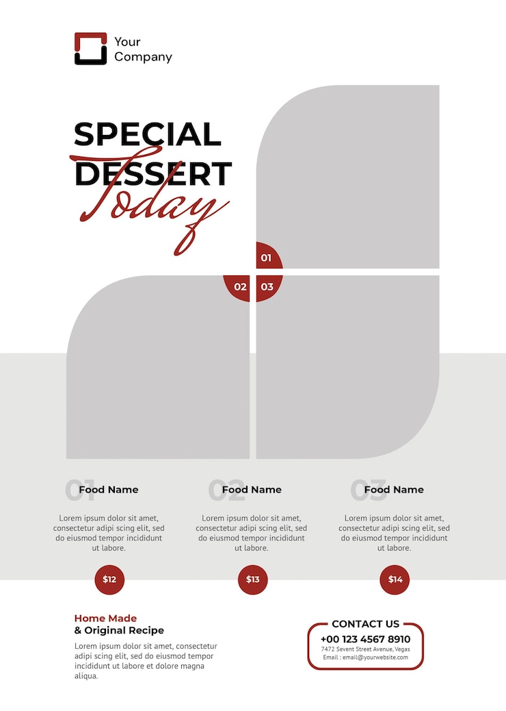 PSD menu restauracji